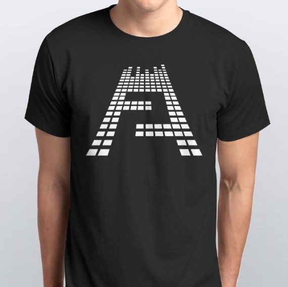 Black A2HH Tee With Large Logo