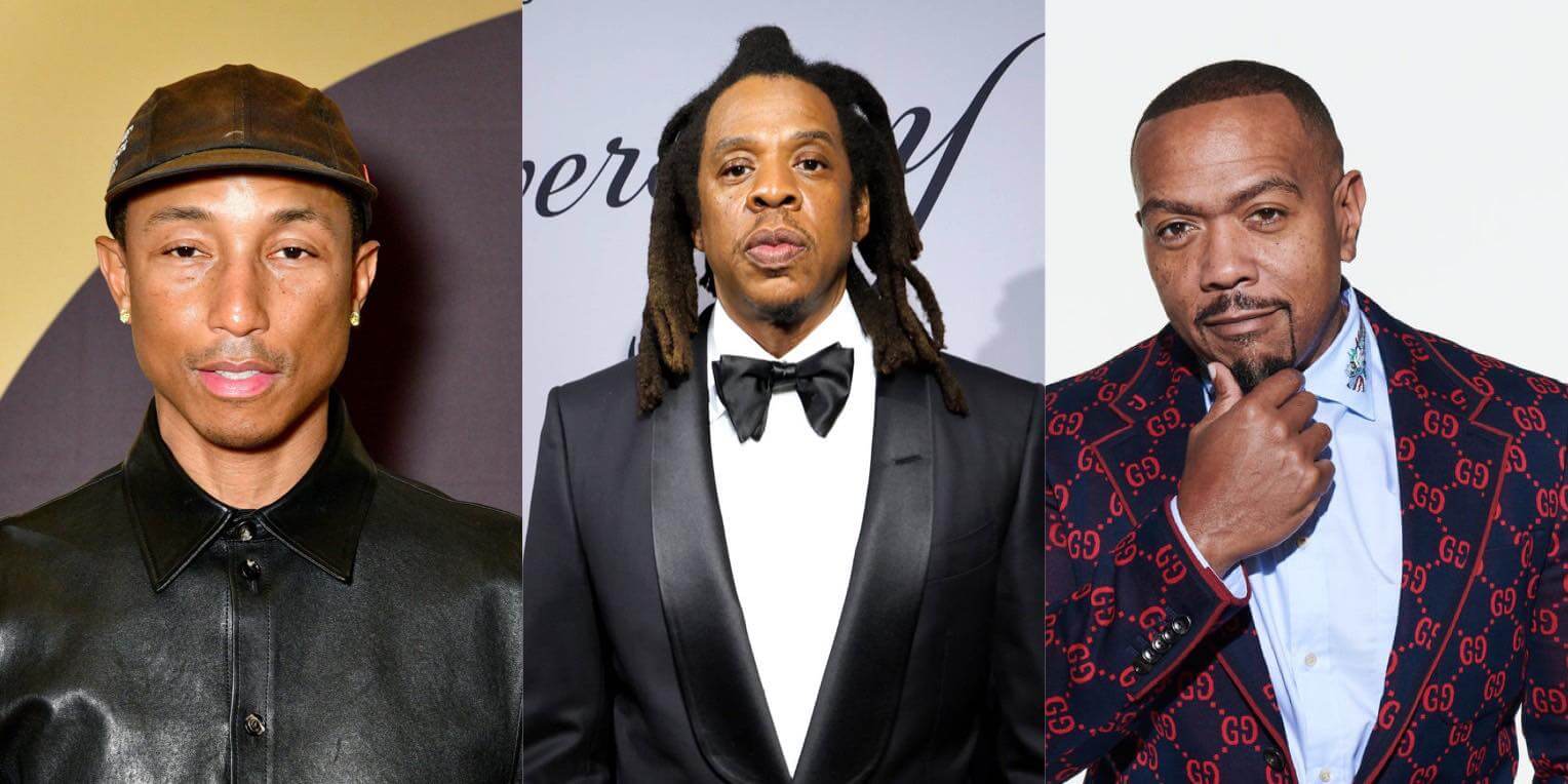 Pharrell, Timbaland have a polite battle over who has the better Jay-Z  collabs
