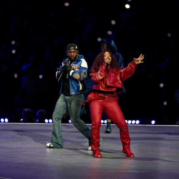 sza and kendrick lamar at super bowl